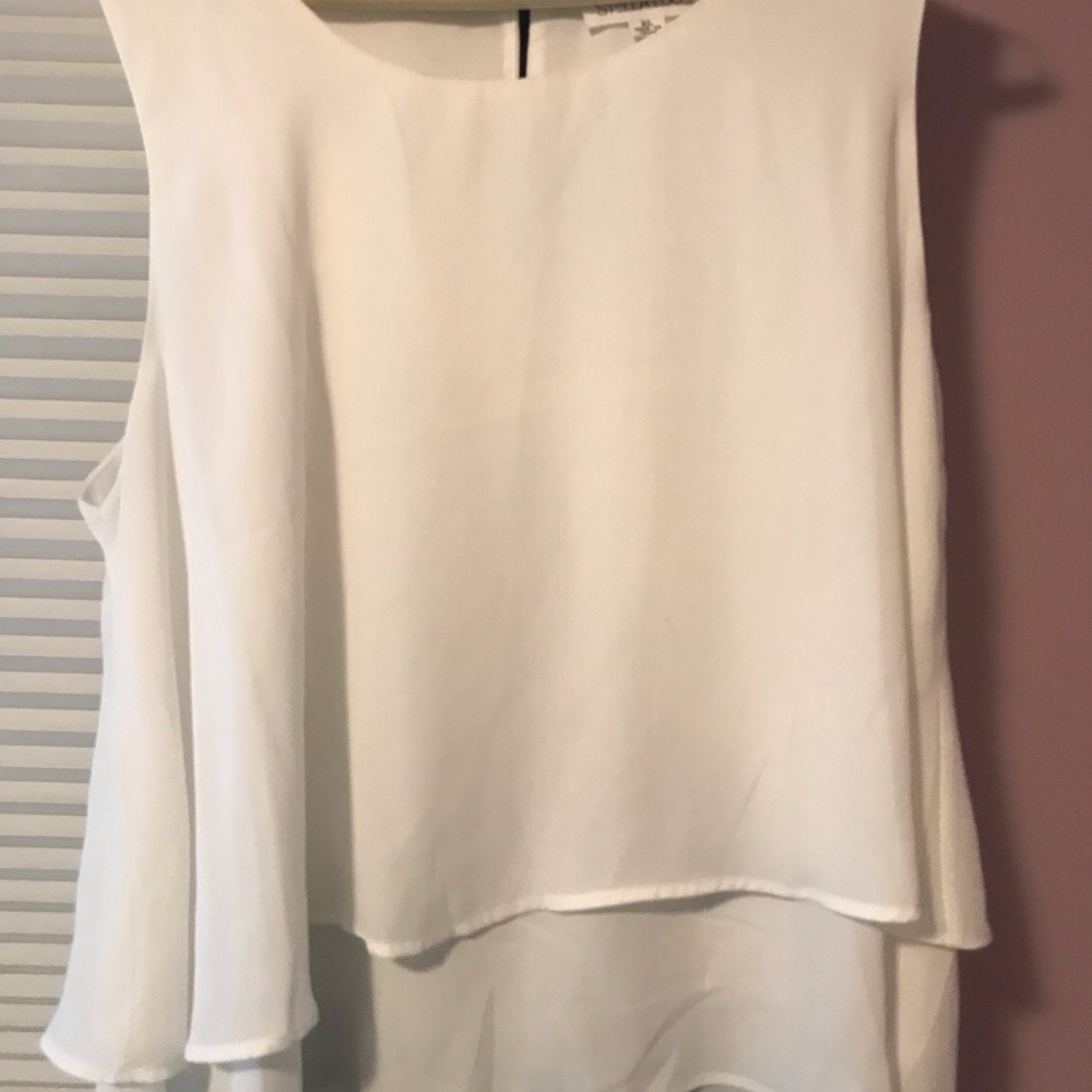 Stunning Off White Flowy Blouse